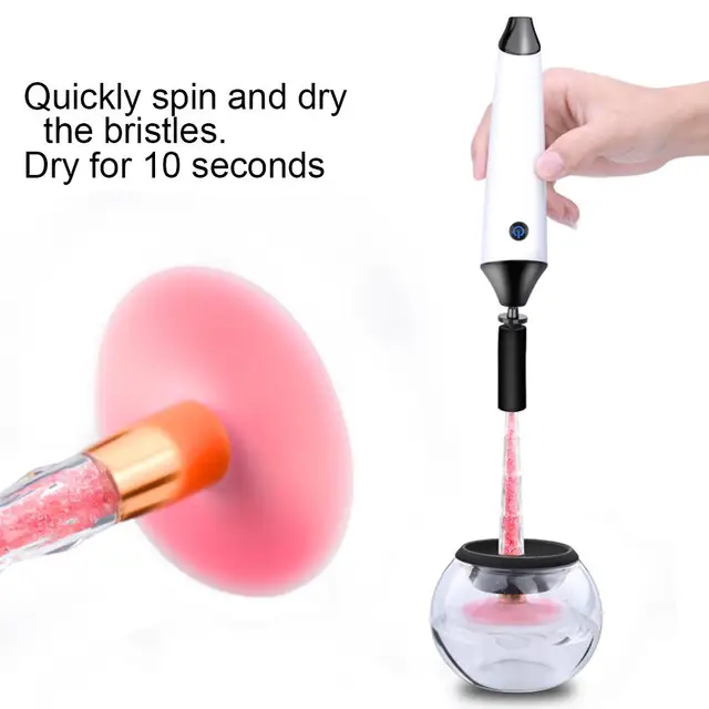 Cheap  USB Charging Electric Makeup Brush Cleaner Cosmetic Tools Dryer with 3 Speeds New Arrival