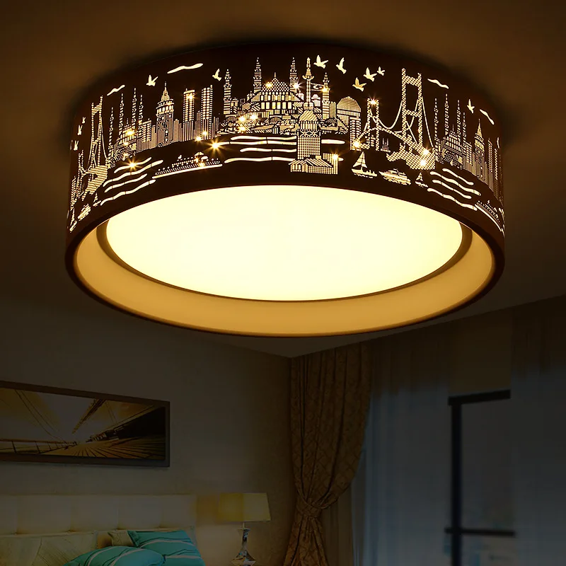 Современный Лаконичный Мода Романтика сладкий потолочный светильник ресторан Спальня салон исследование детская комната офис светильник