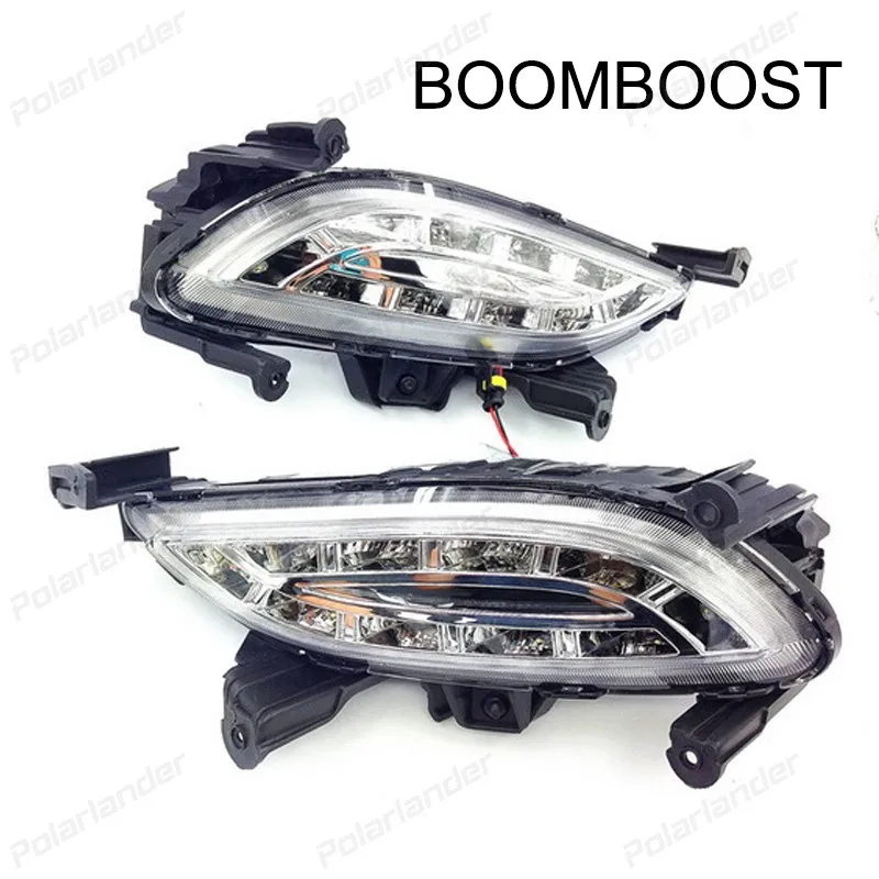 BOOMBOOST 2 шт Автозапчасти для Hyundai/Sonata 2010-2012 дневные ходовые огни автомобильный