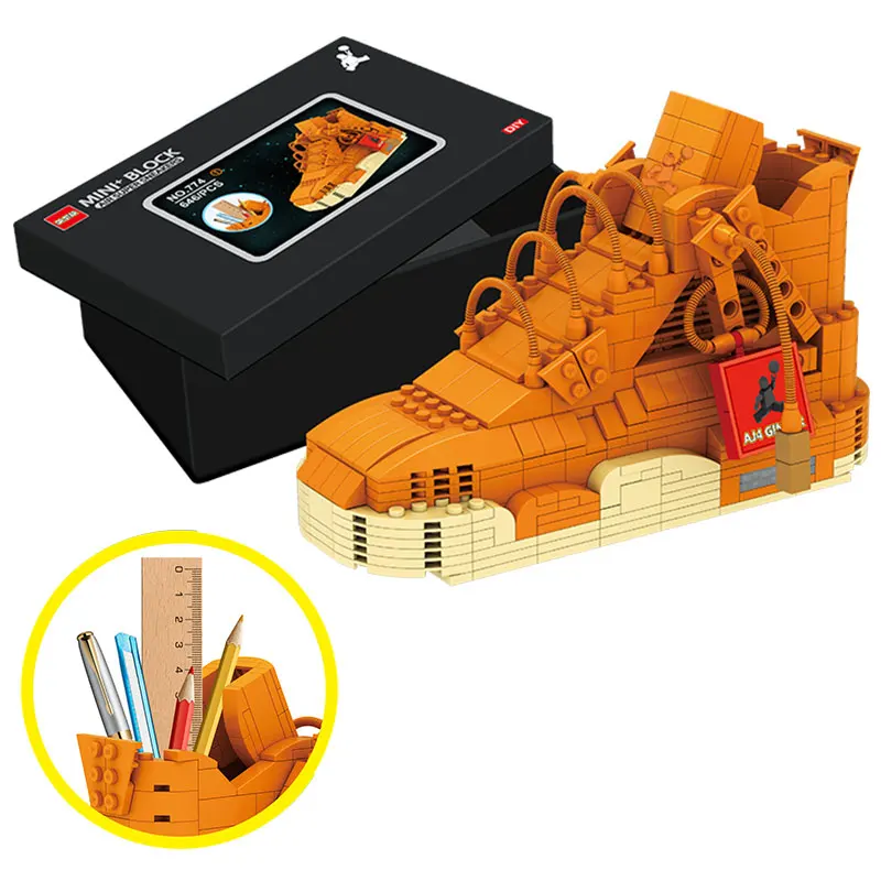 Super Air J кроссовки строительные блоки Полезная спортивная обувь модель ручка держатель канцелярские игрушки для детей Коллекция игрушки для взрослых - Цвет: 774-1