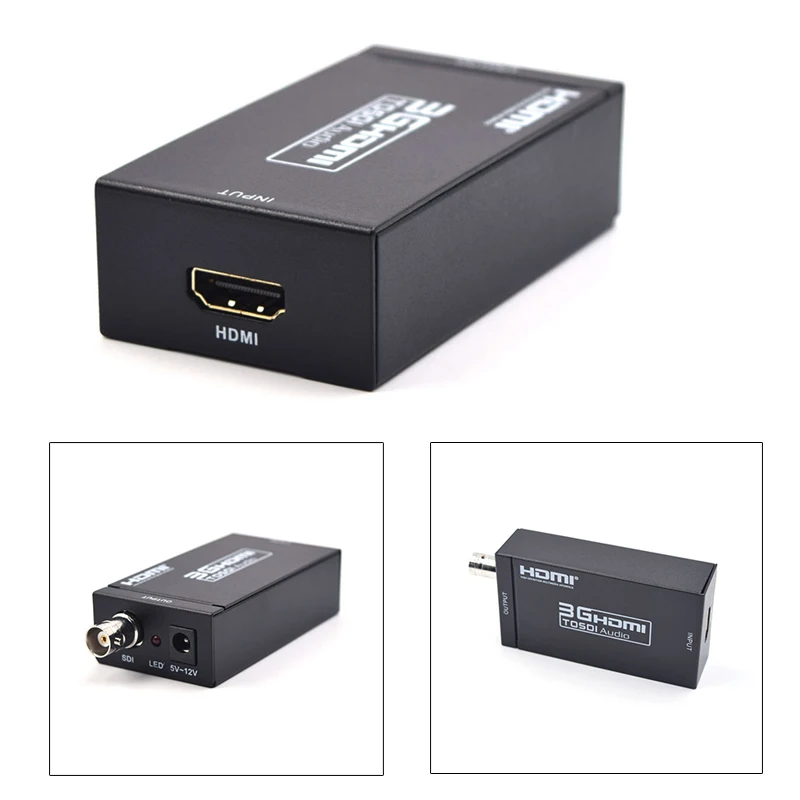 HD 3G HDMI to SDI Video Audio Signal Converter Adapter HD 1080p DV Monitor TV EM88