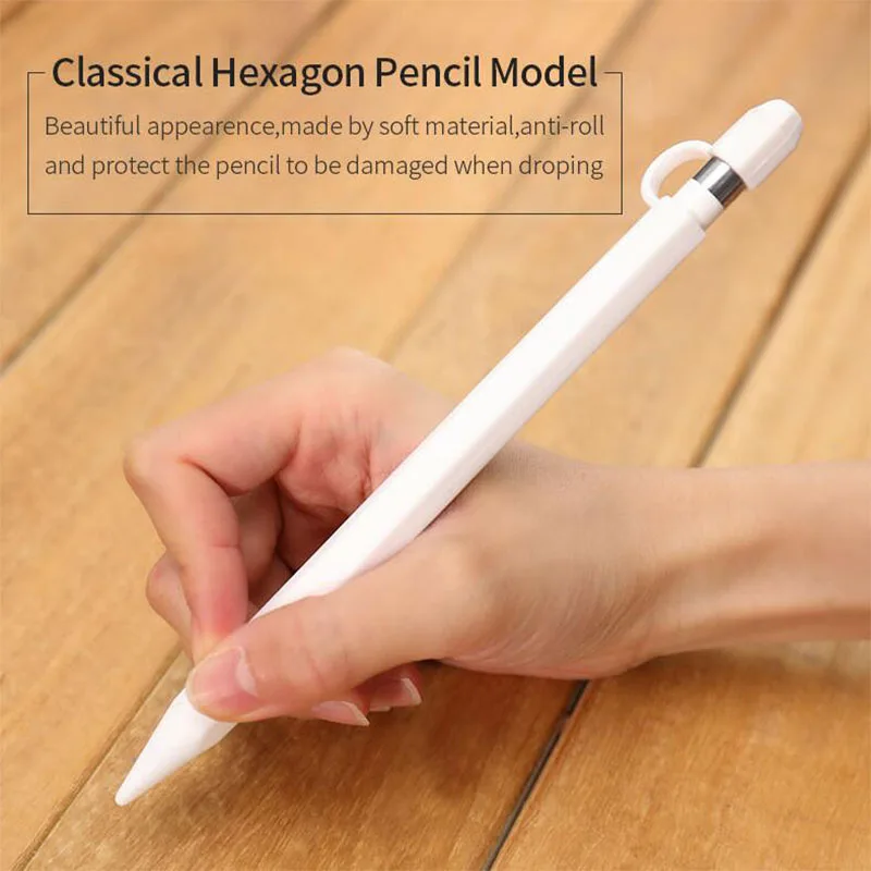 Jisoncase пенал для Apple Pencil модный силиконовый чехол Мягкий защитный анти потерянный