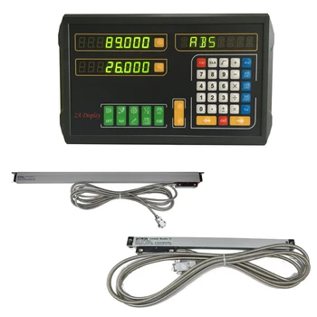

Measuring tool 2 axis Ditron Digital Readout With 1pc of Linear scale DC10-500mm With 1pc of DC20-1400mm For milling