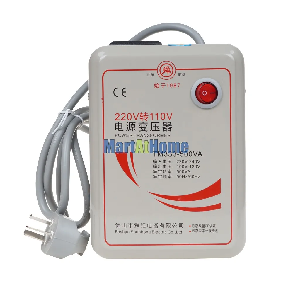 Transformador 220v 50hz A 110v 60hz New 220 V To 110 V 500w 50-60hz Step Down Voltage Converter Transformer  Converts 500 Watts Free Shipping #bv209 @cf - Transformers - AliExpress