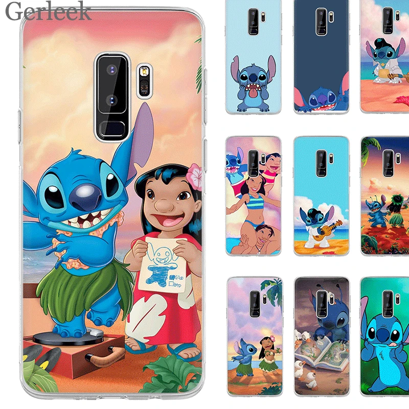 Gerleek Чехол для мобильного телефона LILO AND STITCH Samsung Galaxy J1 J2 J3 J5 J6 J7 Prime жесткий чехол