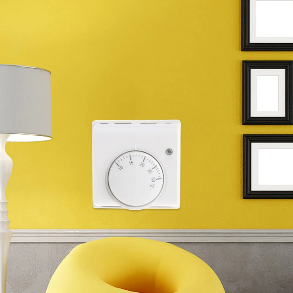 

Room Floor Temperature Controller Mechanical Central Heating Thermostat 220V AC N26 dropship