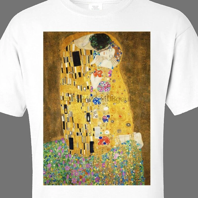 Gustav Klimt Cetak Tshirt Fine Art 
