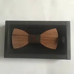 Оригинальный Деревянный галстук-бабочка 2016 Новая Мода личность точка галстук-бабочка деревянная бабочка Средства ухода за кожей шеи