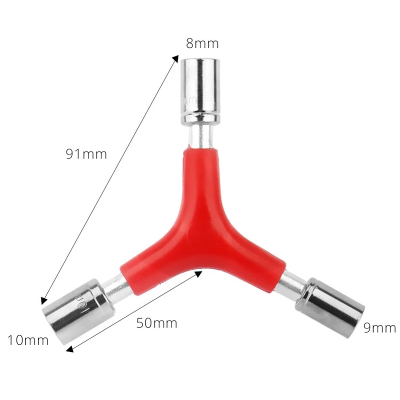 Полезный y-образный шестигранный ключ для велосипеда, внутренние шестигранные ключи 8 мм 9 мм 10 мм, велосипедные аксессуары для велосипедов, мотоциклов, горных велосипедов, шоссейных велосипедов, шестигранные инструменты для ключей