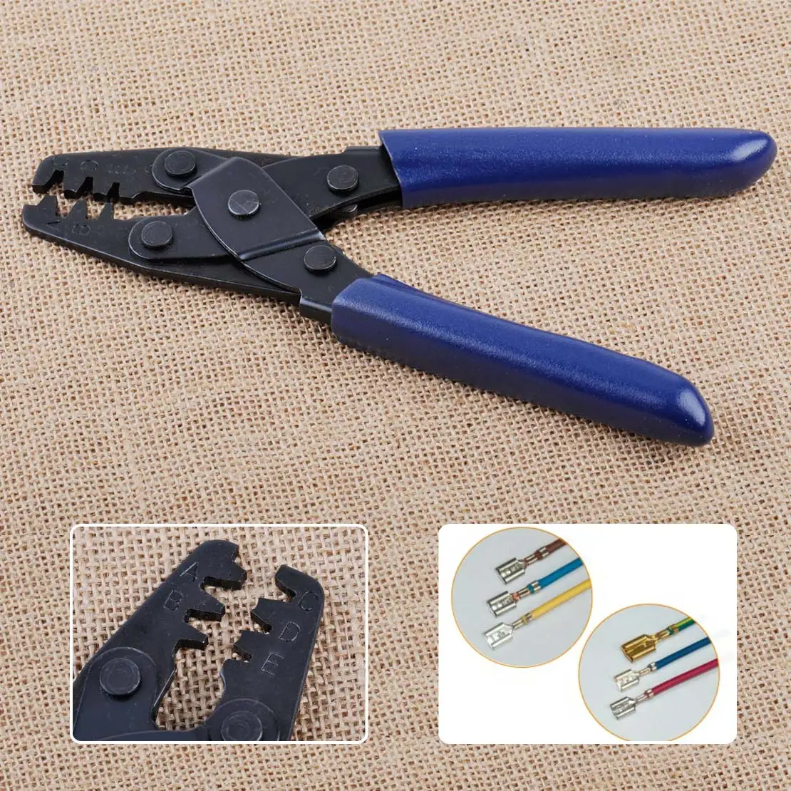 CITALL Car Auto 22 10 AWG Open Barrel Crimping Terminal Crimpe Wire