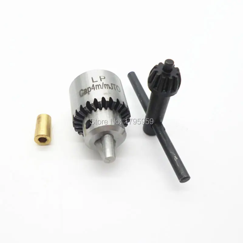 Mini Motor Drill Chucks W Key3.17mm 18 Shaft Connecting Rod Electric Drill Grinding Impact Drill Chuck 0.3-4mm Power Tool (2)