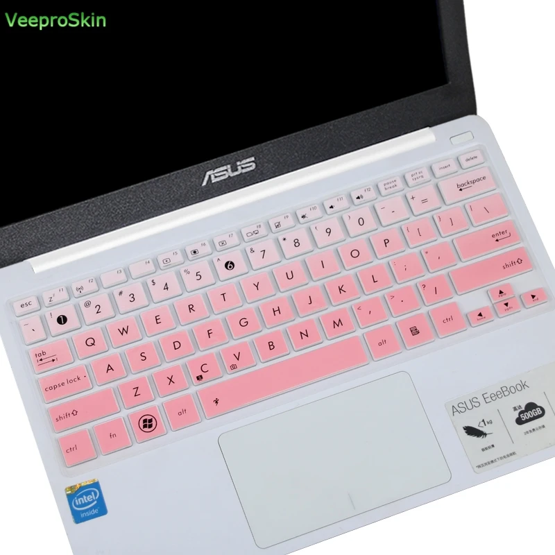 Для Asus Vivobook E203M E203 E203NA EeeBook X200CA X200MA X200M E203MA E200HA S200E 11 ''Обложка клавиатуры для ноутбука 11,6