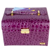 Змея украшение из искусственной кожи коробка кольцо с жемчужинами браслет коробка для хранения коробка-органайзер для ювелирных украшений Подарочная коробка дорожный футляр