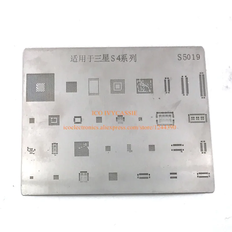 

For Samsung S4 BGA Stencil BGA Direct Heating Stencil CPU emmc BGA reballing Direct Heating Template S5019