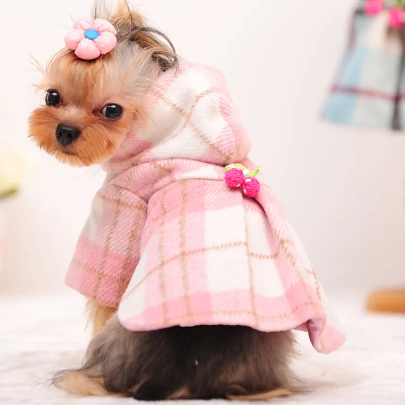 Cão casaco quente roupas pet para cães e gatos de pequeno cão roupas de