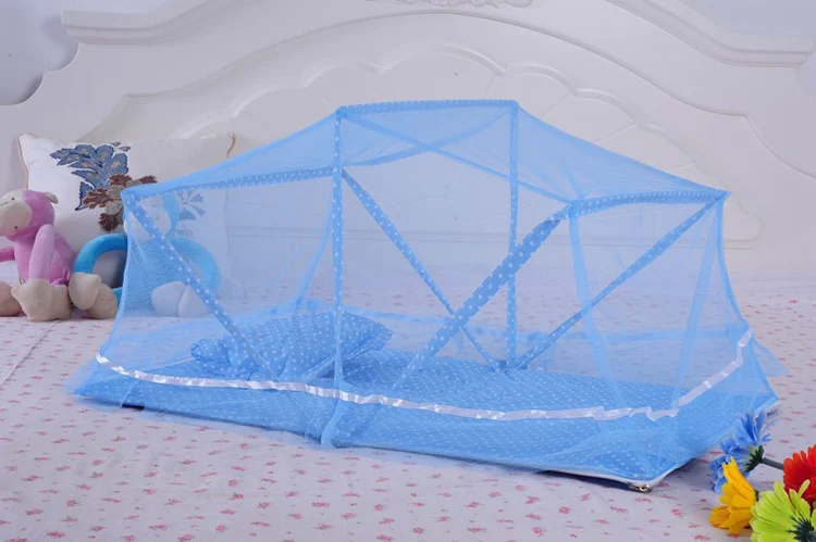 Переносные складные москитные сетки, детские постельные принадлежности, сетка, многофункциональная детская москитная сетка, подушка для кровати для детей 0-3 лет
