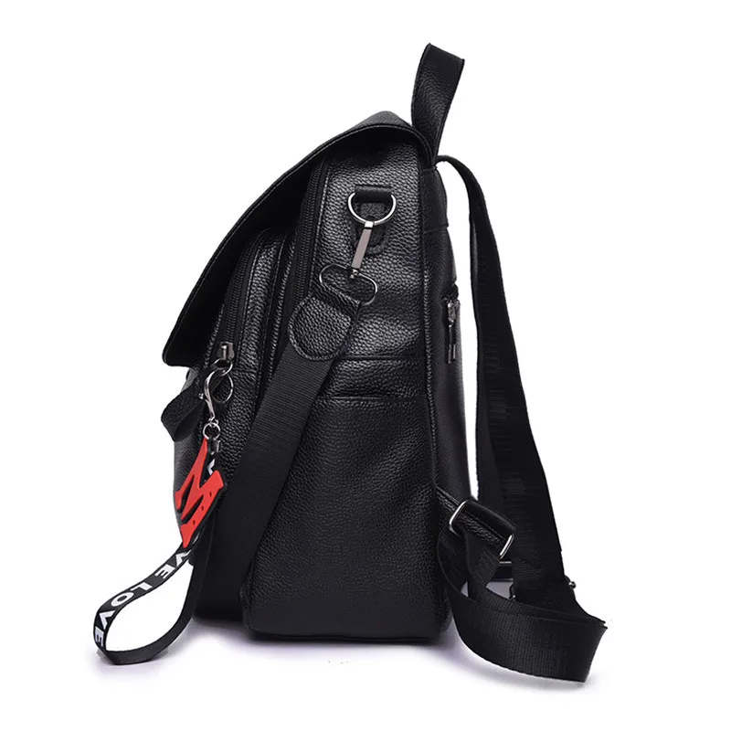 Винтажные женские рюкзаки из искусственной кожи высокого качества, модная школьная сумка на молнии с кисточками для студентов, женская сумка на плечо Mochlia