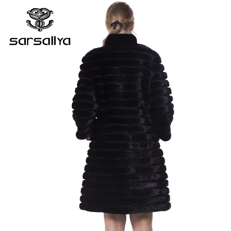 SARSALLYA real fur Women fur coats,Genuine Leather, styles mink coat ,Fashion Slim Winter coats of fur,sell well natural fur