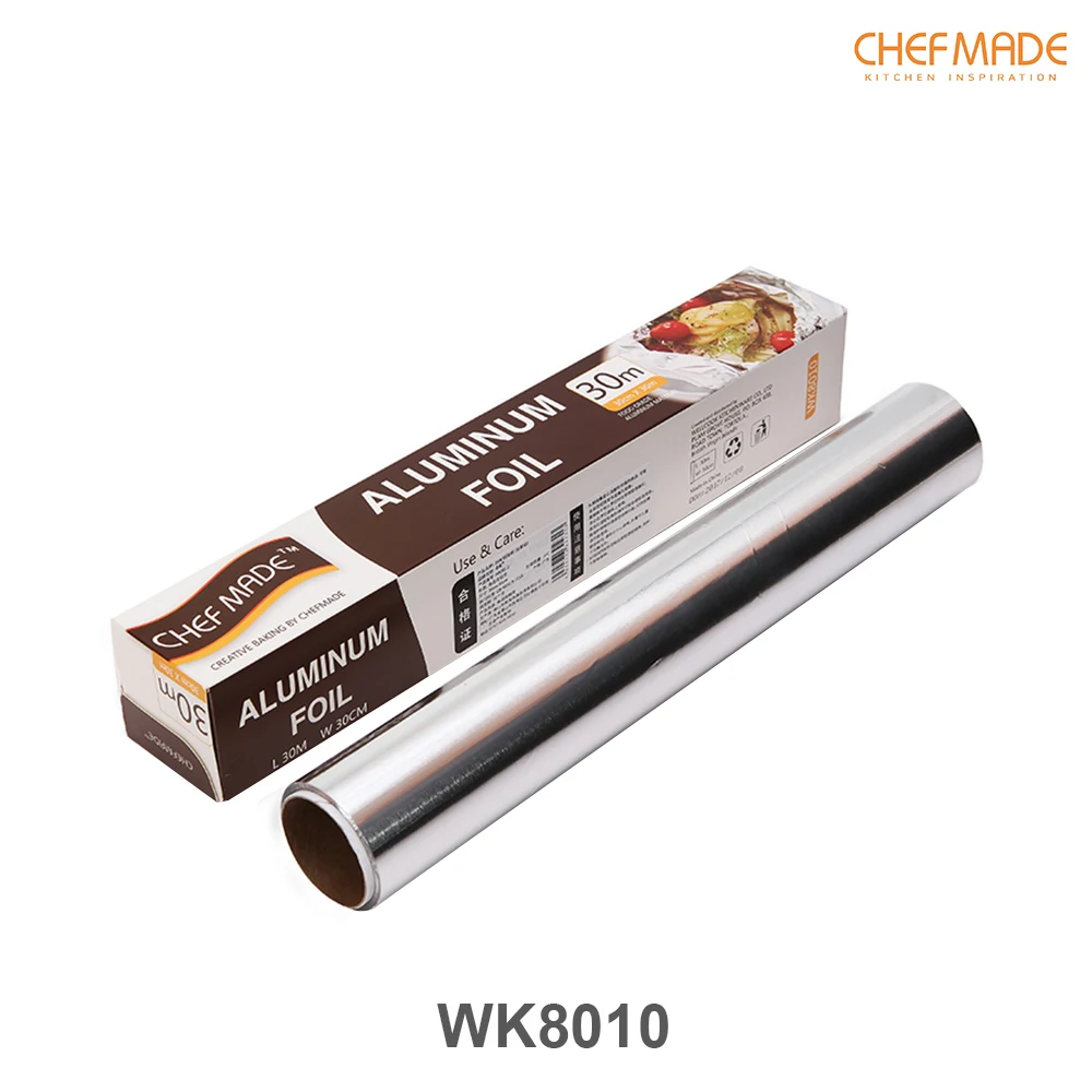 

CHEFMADE Baking Aluminum Foil Dispenser，5M/10M/20M/30M BBQ Grill Oven Baking Paper, FDA Approved