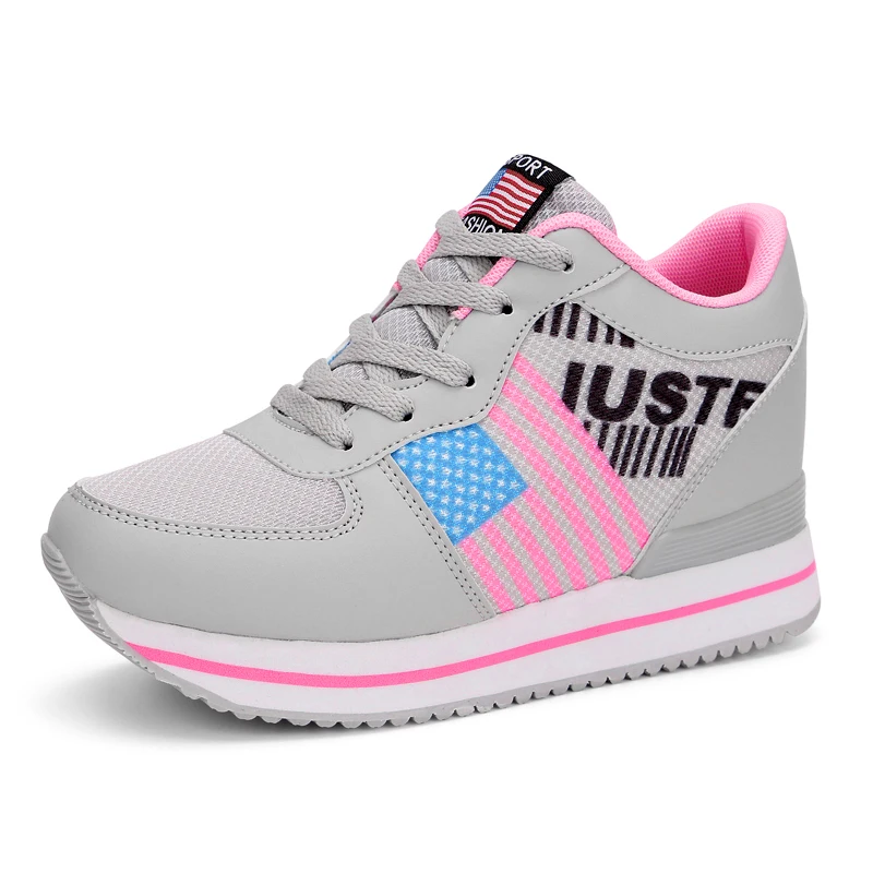 

Woman Sneakers 2019 Summer Tenis Feminino Casual Shoes Hidden Heels Shoes Platform Wedges Sneakers Women Shoes Chaussure Femme