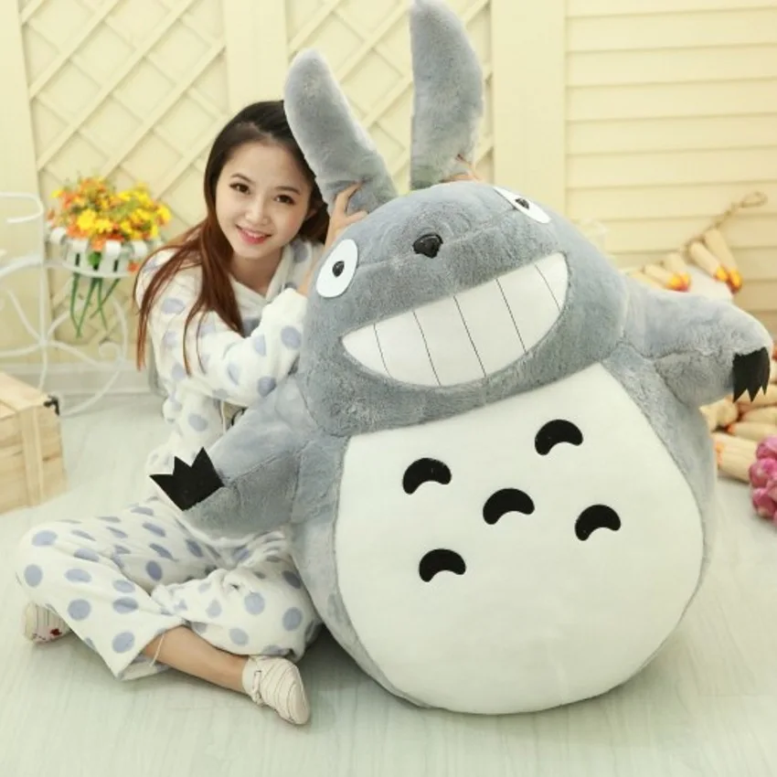 

1pcs 60cm Stuffed Animal Totoro Cartoon Movies Plush Toys Baby Toy High Quality Dolls Girl's Gift Free Shipping