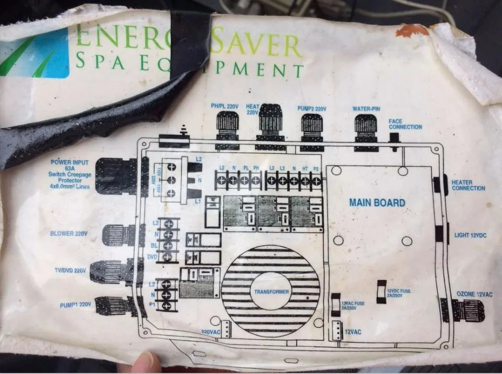 Energy spa replacement 1129 1007