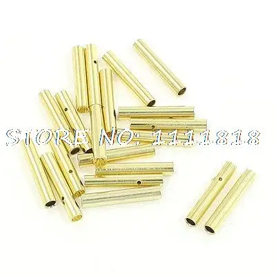 

20 PCS 2mm Gold Tone Metal Bullet Connector Banana Plug for RC Helicopter