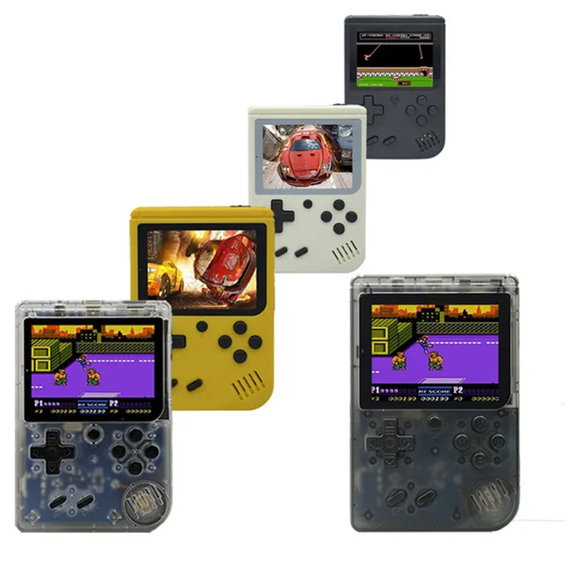 BOYHOM Retro Handheld Game Console Built-in 168/300 Games 3.0 Inch Color LCD Screen Mini Video Game Player Accept Two Player
