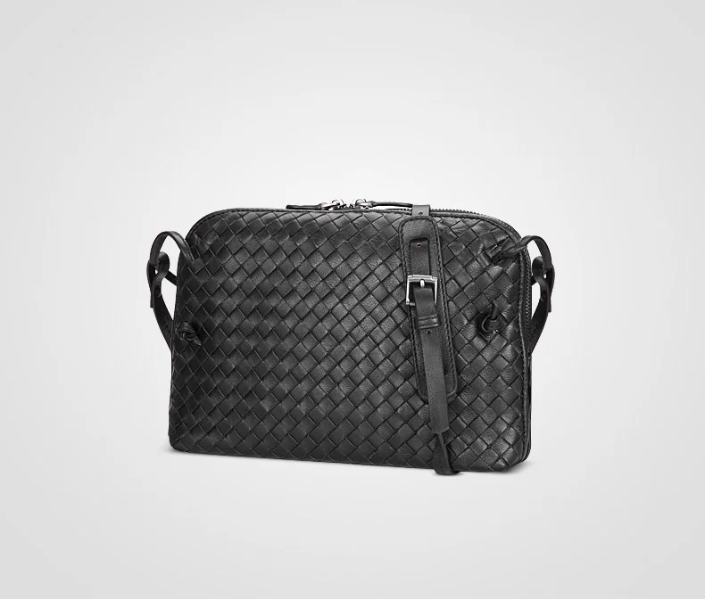 Mulher tecido saco 2020 quadrado bolsa de