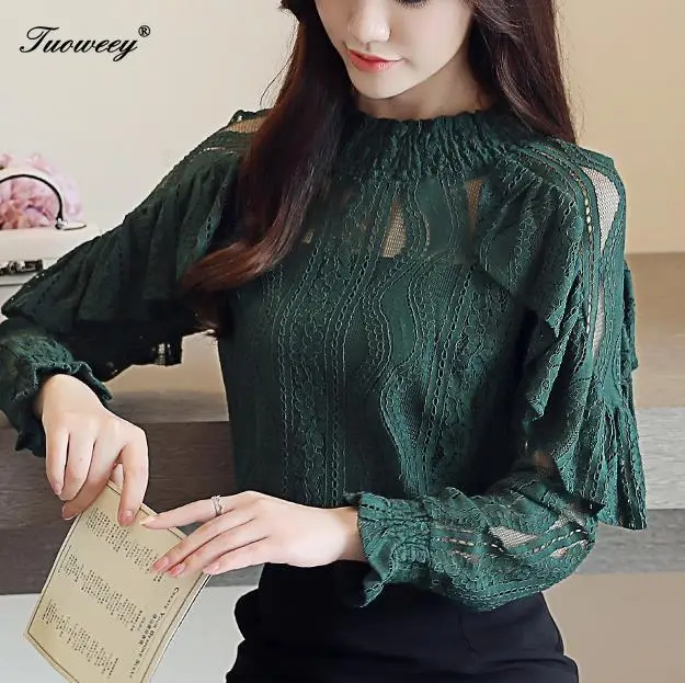 

2019 long sleeve shirt women blusa feminine blouses autumn casual solid chiffon women blouse shirt fashion woman ruffle blouses
