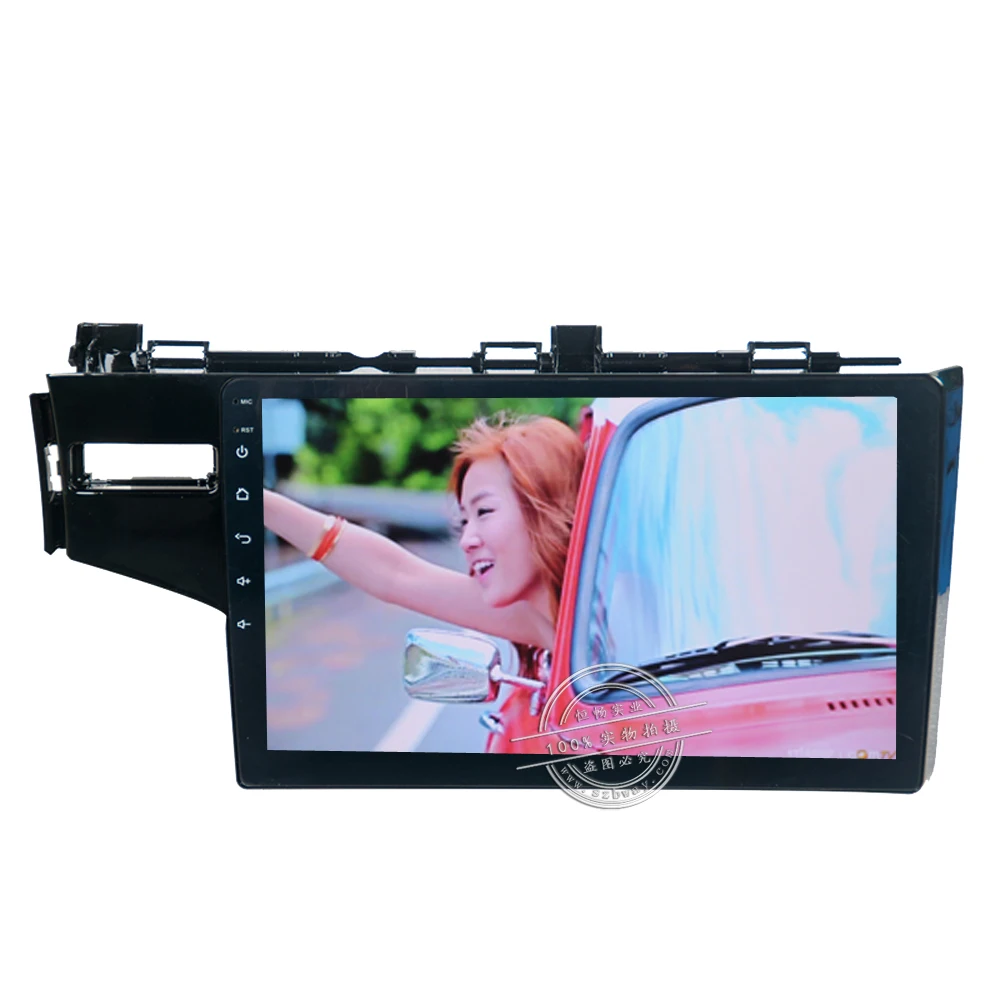 Best HACTIVOL 10.1" Quad core car radio gps navi for Honda FIT 2014 android 7.0 car DVD video player with 1G RAM 16G ROM 3