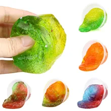 Красивые Цвет смешивания облако слизь мягкими Шпатлёвки Ароматические стресса дети Crystal глины игрушки z0315