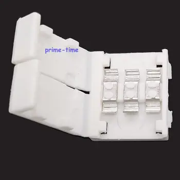 

20pcs 3pin 10mm width connector for 10mm wide pcb led digital strip(ws2811,ws2812b.etc)no need soldering;plug and play