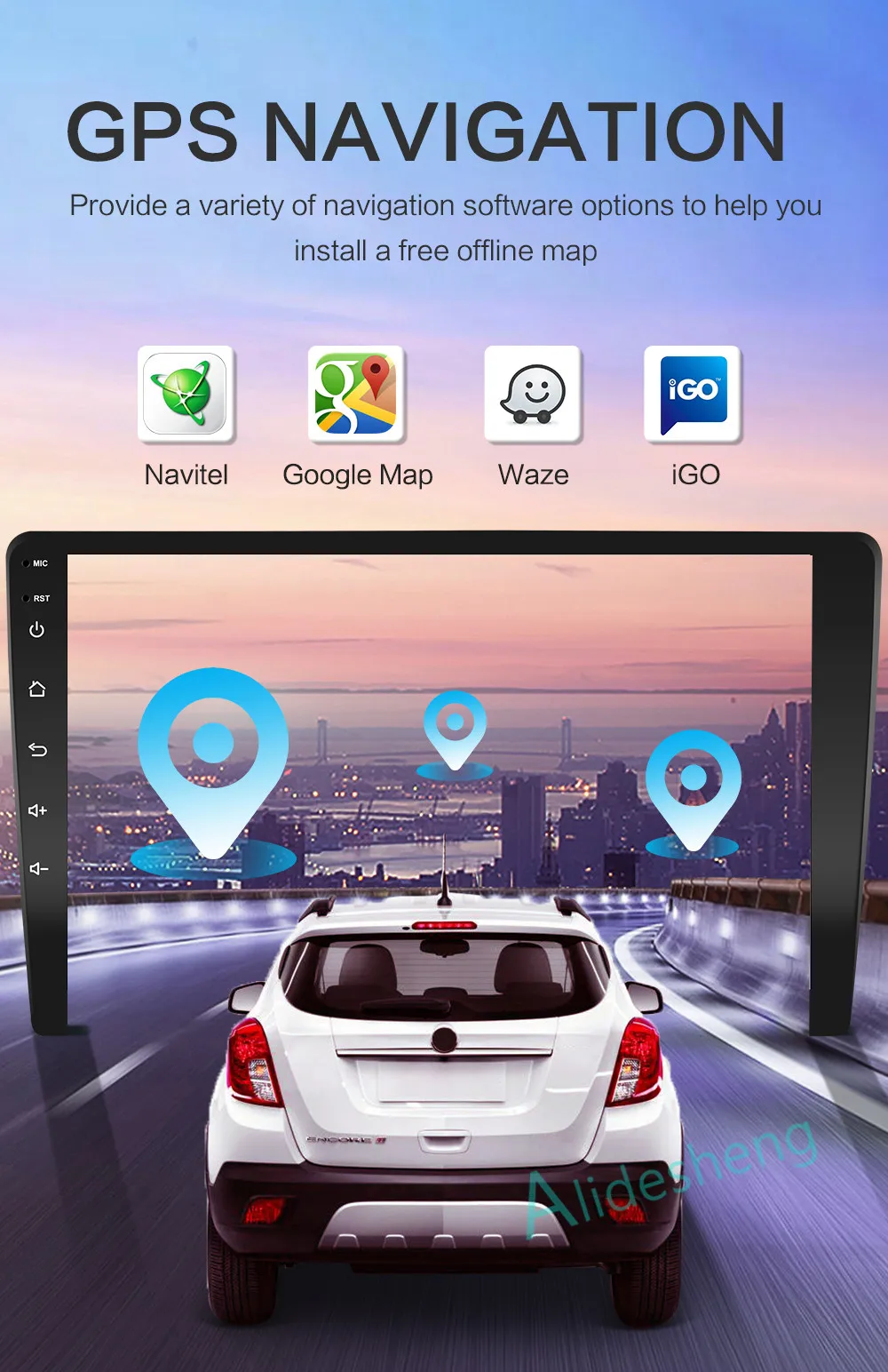 2G ram 32G rom 2.5D 2Din Android 8,1 GO автомобильный dvd мультимедийный плеер gps для S-Max S Max 2007 2008 navigatio WiFi BT