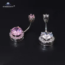 1 шт. Большой Циркон navelpiercing Nombril живота Бары пирсинг пупка серьги живота пирсинг тела ювелирные изделия-пирсинг