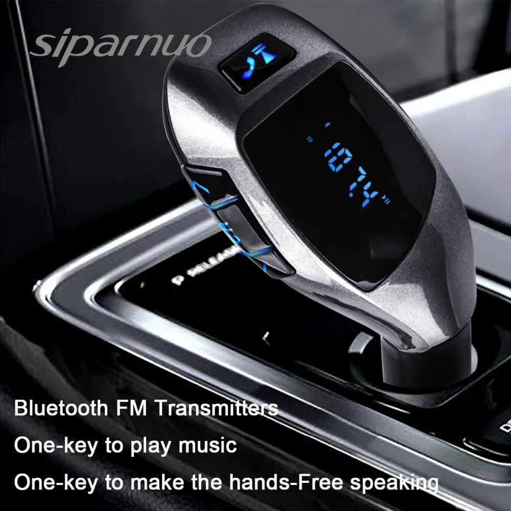 

Wireless FM Transmitter bluetooth Car Kit MP3 Player Handsfree Call Radio Modulator With USB TF speakerphone car charger