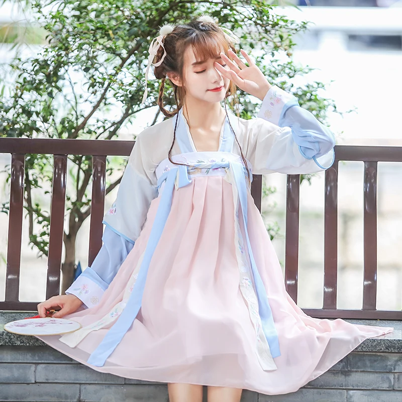 

Women National Hanfu Chinese Folk Dance Costume Lady Tang Princess Cosplay Costumes Girl Ancient Chinese Traditional Clothing