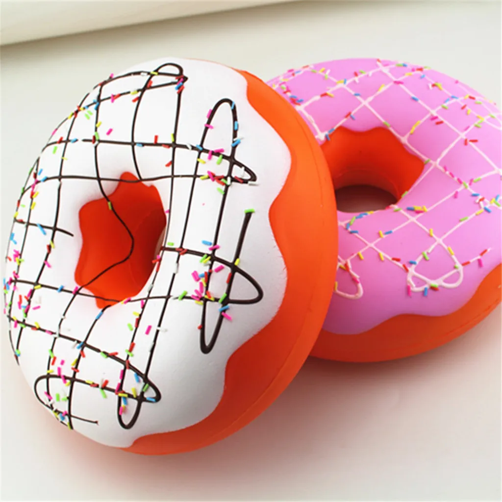 HIINST очаровательны медленно поднимающийся Jumbo пончик Squeeze Ароматические игрушка для снятия стресса 19APR25 P35