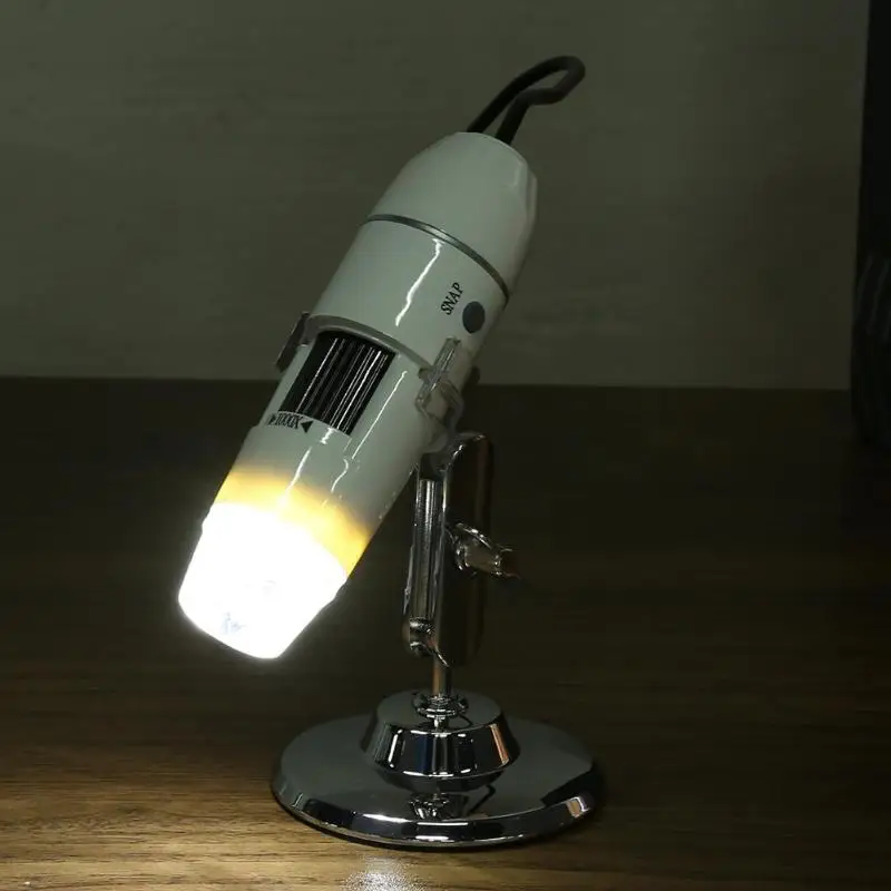 Electron Microscope 1000X 8 LED USB2.0&1.1 Microscope Biology Endoscope