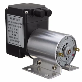 

1pc 5L/min 80kpa Electric Mini Vacuum Air Pump Negative Pressure Suction DC 12V For Home Appliance