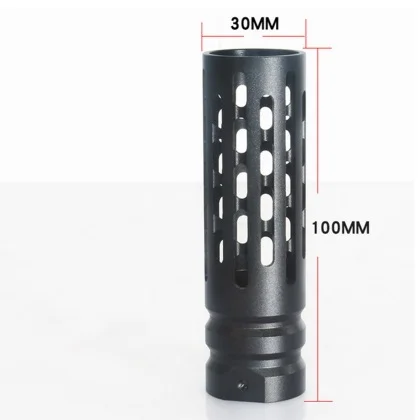 

M2 Silencer Muffler for Jinming 8's M4 Water Bullet Ball Transmitter Front Tube - Black
