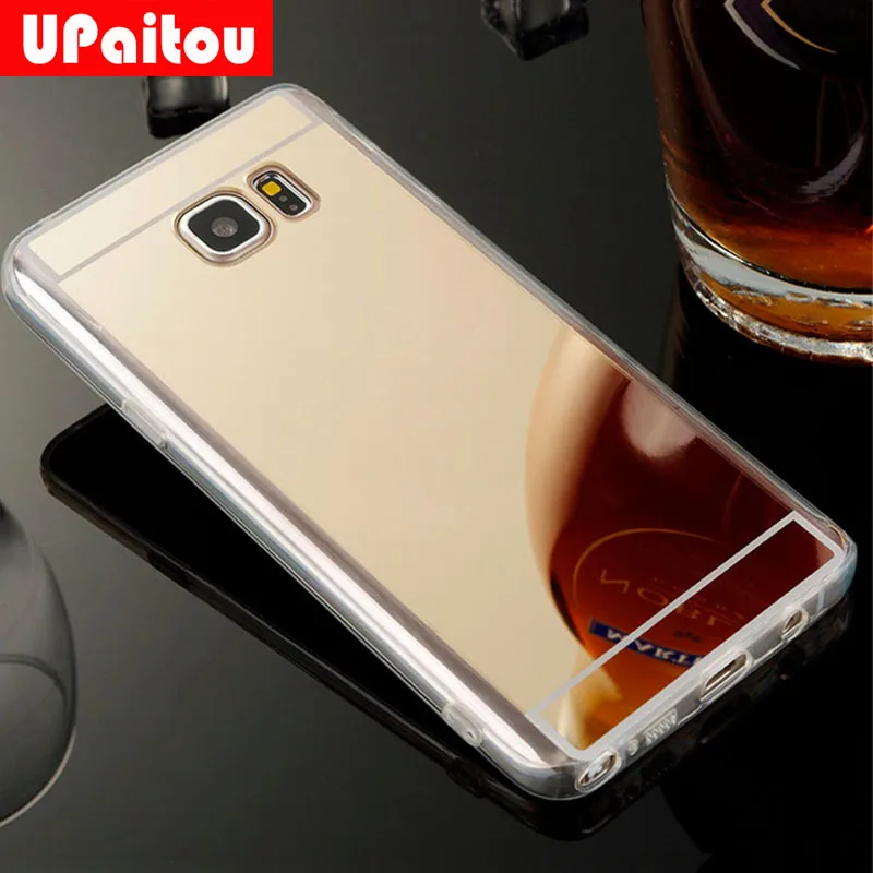 UPaitou Mirror TPU Case for Samsung Galaxy Note5 N920 N920A N920T Back Cover Silicone |
