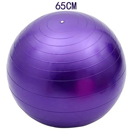 55/65/75 см фитнес-мяч для йоги спортивные мячи для йоги Bola Пилатес фитнес спортзал баланс спортивные Пилатес тренировки Массажный мяч - Цвет: 65CM