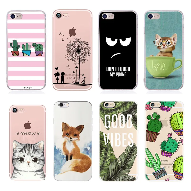 Летний чехол с листьями для iPhone X XS 6 6s 7 7plus 8 8plus 5 5S SE мягкие силиконовые чехлы из