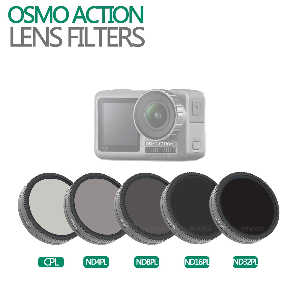 

DJI Osmo Action Filter CPL ND4-PL ND8-PL ND16-PL ND32-PL Optical for DJI OSMO Action Accessories