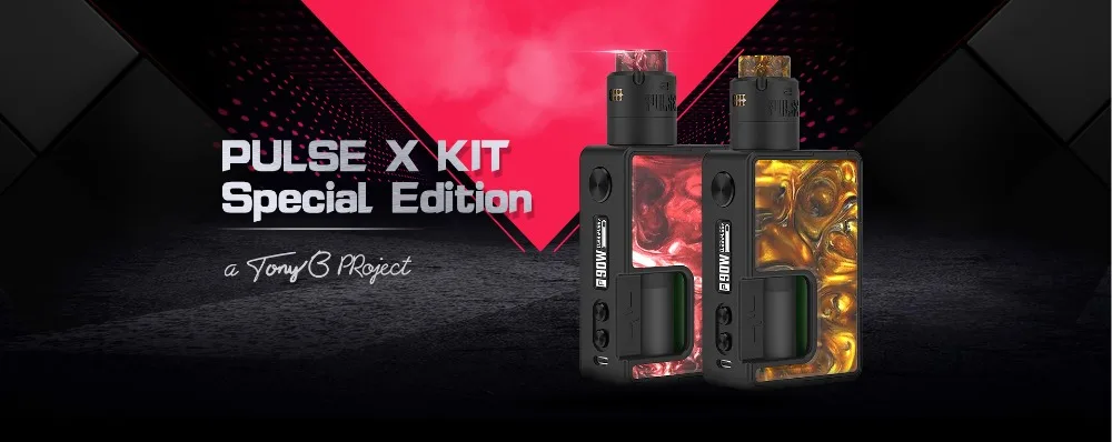 Vandy Vape PULSE X SE комплект специальное издание электронная сигарета комплект Vandyvape PULSE X SE комплект с пульсом V2 RDA Tank