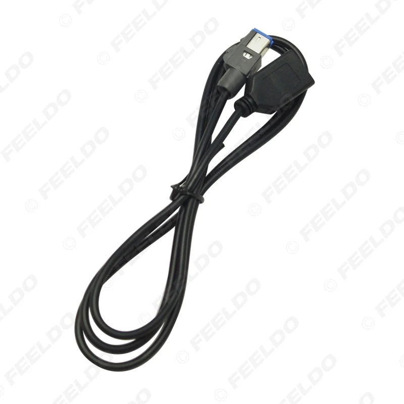 FEELDO автомобильный аудио Женский USB AUX-In кабель адаптер 4Pin разъем для Subaru Forester XV/Outback/Legacy#5662