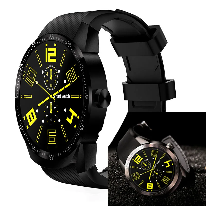 

Yulubu Bluetooth K98H Smart Watch Heat Rate Monitor Smartwatch MTK6572A Waterproof with 3G GPS Wifi FitnessTracker Watches