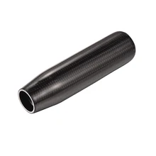 Carbon Fiber Gear Shift Knob 13CM Shift Lever Knobs Black Color Transmission Shift Knob