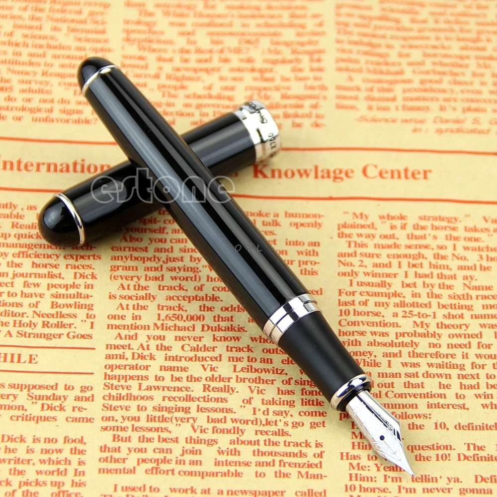 

New Jinhao X750 Deluxe Black Medium Nib 18kgp Fountain Pen